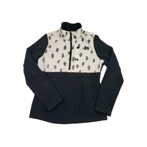 The North Face Black & White Half-Zip Pullover Womens Size S/P